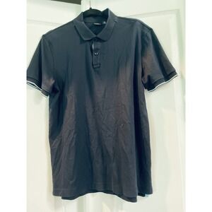 BOSS Hugo Boss Polo Shirt Mens Medium Striped Trim Classic Fit Nordstrom Exclusi